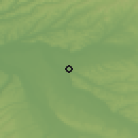 Shaded relief of the 52 km around Montauban, drawn from the GMTED2010 grid