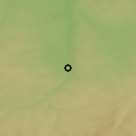 Shaded relief of the 51 km around Montluçon, drawn from the GMTED2010 grid