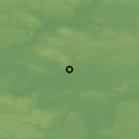 Shaded relief of the 50 km around Montmagny, drawn from the GMTED2010 grid
