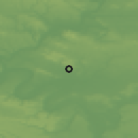Shaded relief of the 50 km around Montmorency, drawn from the GMTED2010 grid