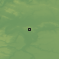 Shaded relief of the 50 km around Montreuil, drawn from the GMTED2010 grid