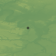 Shaded relief of the 50 km around Montrouge, drawn from the GMTED2010 grid