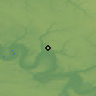 Shaded relief of the 50 km around Mont-Saint-Aignan, drawn from the GMTED2010 grid