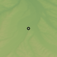 Shaded relief of the 52 km around Muret, drawn from the GMTED2010 grid