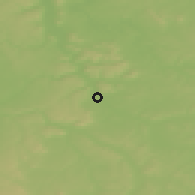 Shaded relief of the 50 km around Nancy, drawn from the GMTED2010 grid