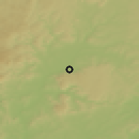 Shaded relief of the 51 km around Autun, drawn from the GMTED2010 grid