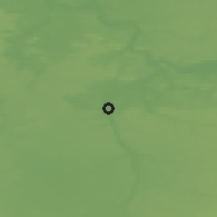 Shaded relief of the 50 km around Nemours, drawn from the GMTED2010 grid