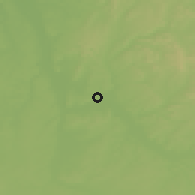 Shaded relief of the 51 km around Nevers, drawn from the GMTED2010 grid