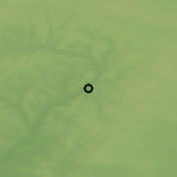 Shaded relief of the 50 km around Nogent-le-Rotrou, drawn from the GMTED2010 grid