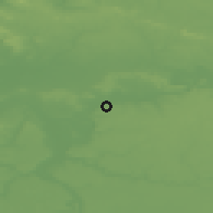 Shaded relief of the 50 km around Noisy-le-Grand, drawn from the GMTED2010 grid