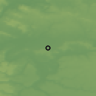 Shaded relief of the 50 km around Noisy-le-Sec, drawn from the GMTED2010 grid