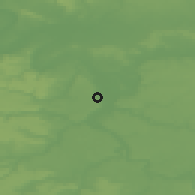 Shaded relief of the 50 km around Orly, drawn from the GMTED2010 grid