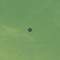 Shaded relief of the 49 km around Avion, drawn from the GMTED2010 grid