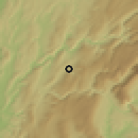 Shaded relief of the 51 km around Oyonnax, drawn from the GMTED2010 grid