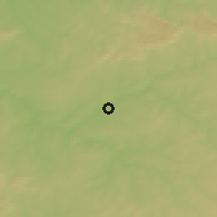 Shaded relief of the 51 km around Panazol, drawn from the GMTED2010 grid