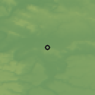 Shaded relief of the 50 km around Pantin, drawn from the GMTED2010 grid