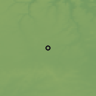 Shaded relief of the 50 km around Pithiviers, drawn from the GMTED2010 grid