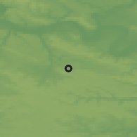 Shaded relief of the 50 km around Plaisir, drawn from the GMTED2010 grid
