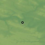 Shaded relief of the 50 km around Poissy, drawn from the GMTED2010 grid