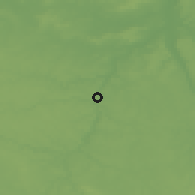 Shaded relief of the 51 km around Poitiers, drawn from the GMTED2010 grid