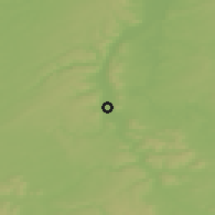 Shaded relief of the 50 km around Pont-à-Mousson, drawn from the GMTED2010 grid