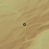 Shaded relief of the 51 km around Pontarlier, drawn from the GMTED2010 grid
