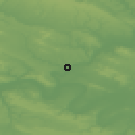 Shaded relief of the 50 km around Pontoise, drawn from the GMTED2010 grid