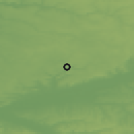 Shaded relief of the 50 km around Provins, drawn from the GMTED2010 grid