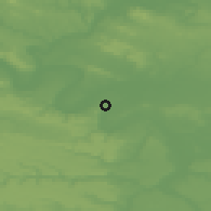 Shaded relief of the 50 km around Puteaux, drawn from the GMTED2010 grid