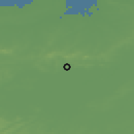 Shaded relief of the 49 km around Bailleul, drawn from the GMTED2010 grid