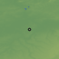 Shaded relief of the 49 km around Raismes, drawn from the GMTED2010 grid