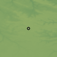Shaded relief of the 50 km around Rambouillet, drawn from the GMTED2010 grid