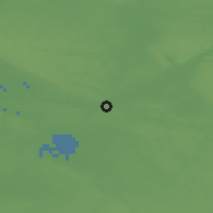 Shaded relief of the 51 km around Rezé, drawn from the GMTED2010 grid