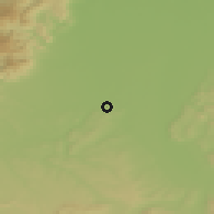 Shaded relief of the 50 km around Riediesheim, drawn from the GMTED2010 grid