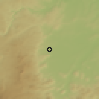 Shaded relief of the 51 km around Riom, drawn from the GMTED2010 grid