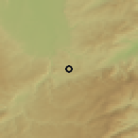 Shaded relief of the 51 km around Roche-la-Molière, drawn from the GMTED2010 grid