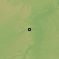 Shaded relief of the 50 km around Rombas, drawn from the GMTED2010 grid