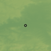 Shaded relief of the 50 km around Romilly-sur-Seine, drawn from the GMTED2010 grid