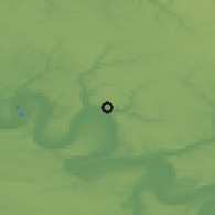 Shaded relief of the 50 km around Rouen, drawn from the GMTED2010 grid