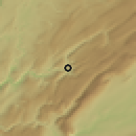 Shaded relief of the 51 km around Saint-Claude, drawn from the GMTED2010 grid