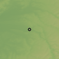 Shaded relief of the 50 km around Saint-Dizier, drawn from the GMTED2010 grid