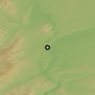Shaded relief of the 51 km around Sainte-Foy-lès-Lyon, drawn from the GMTED2010 grid
