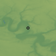 Shaded relief of the 50 km around Saint-Étienne-du-Rouvray, drawn from the GMTED2010 grid