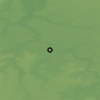 Shaded relief of the 50 km around Saint-Fargeau-Ponthierry, drawn from the GMTED2010 grid