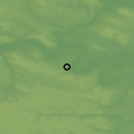 Shaded relief of the 50 km around Saint-Germain-en-Laye, drawn from the GMTED2010 grid