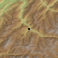 Shaded relief of the 51 km around Saint-Jean-de-Maurienne, drawn from the GMTED2010 grid