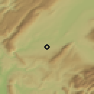 Shaded relief of the 51 km around Saint-Julien-en-Genevois, drawn from the GMTED2010 grid