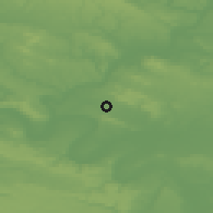 Shaded relief of the 50 km around Beauchamps, drawn from the GMTED2010 grid