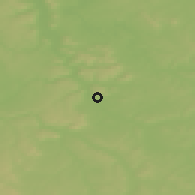 Shaded relief of the 50 km around Saint-Max, drawn from the GMTED2010 grid