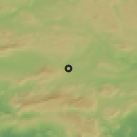 Shaded relief of the 52 km around Saint-Maximin-la-Sainte-Baume, drawn from the GMTED2010 grid